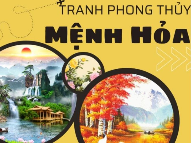 tranh phong thủy mệnh hỏa